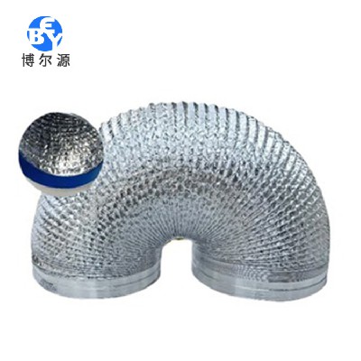 四层铝箔管200/250/300/350400排烟管通风管伸缩管排风管壁挂炉管